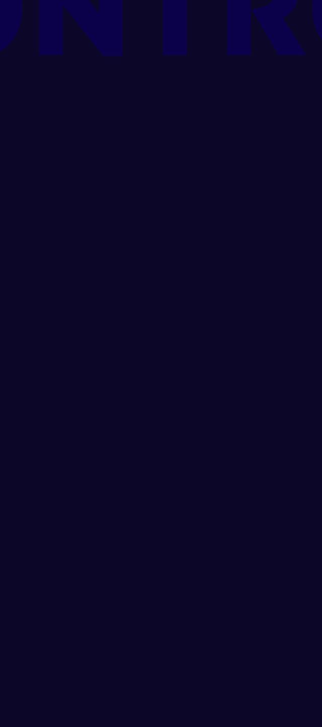 Grafik mit dem Text „N°6 CONTROL“ und einem roten Herz, das hinter schwarzen Balken auf dunkelblauem Hintergrund gefangen ist.