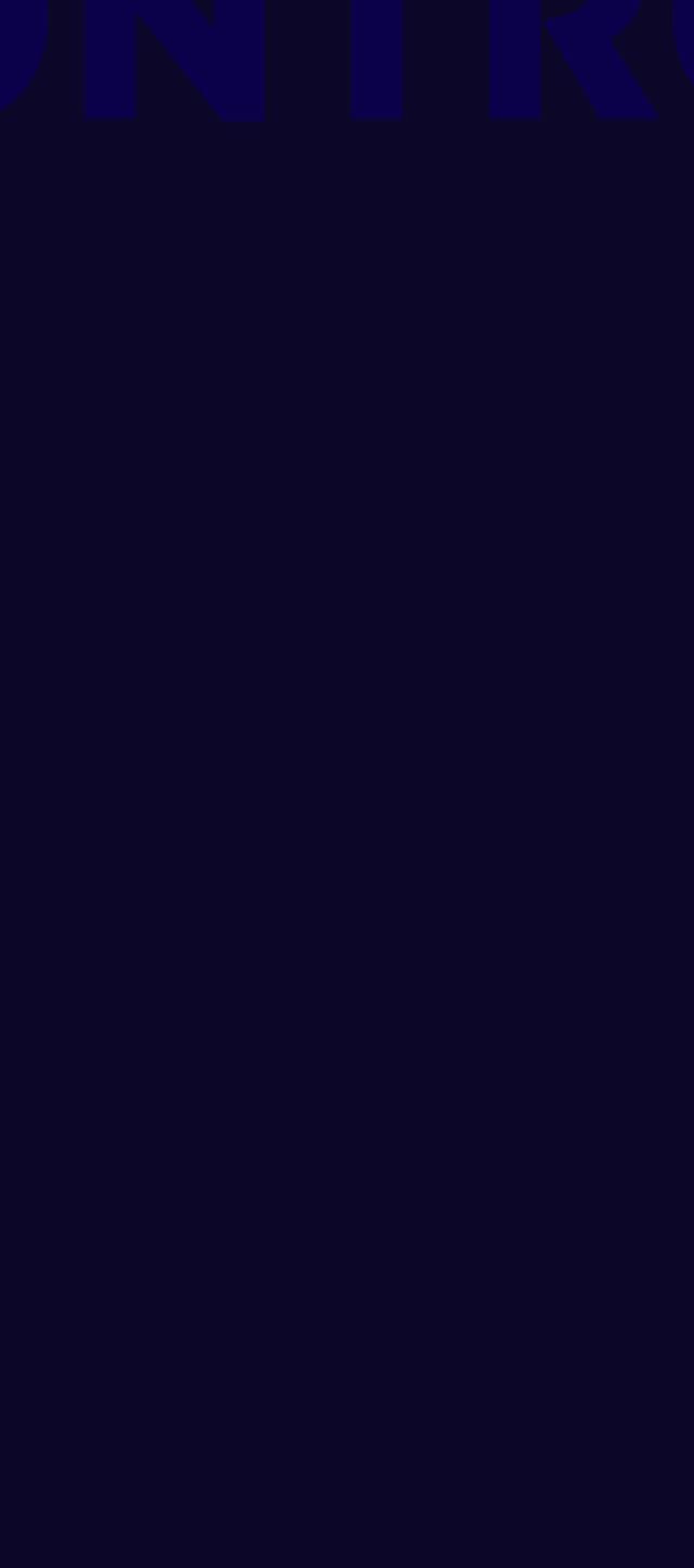 Grafik mit dem Text „N°6 CONTROL“ und einem roten Herz, das hinter schwarzen Balken auf dunkelblauem Hintergrund gefangen ist.