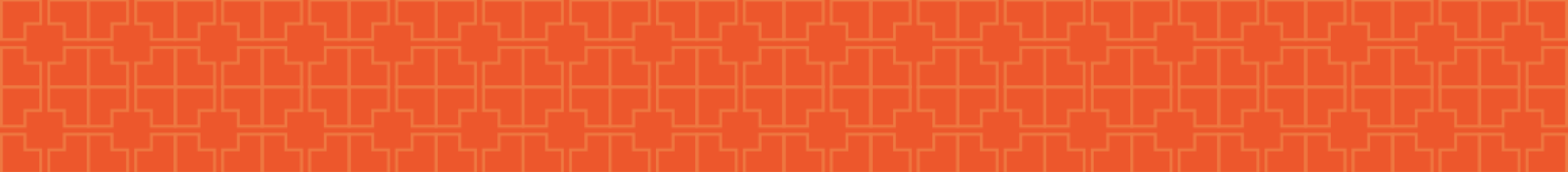 A pattern of alternating orange and lighter orange rectangles arranged in a grid formation.