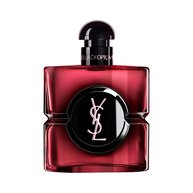 Black Opium Eau de Parfum Pink Glaze Flakon in dunkelrosa
                        Lack mit schwarzem Zentrum und silbernem YSL Cassandre-Logo.