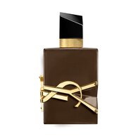 Libre Santal Couture Flakon in glasiertem Braun mit ubergroßer goldener YSL Cassandre.