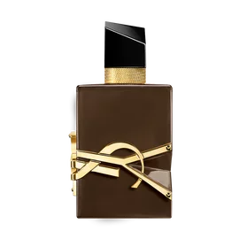 Libre Santal Couture Flakon in glasiertem Braun mit ubergroßer goldener YSL Cassandre.