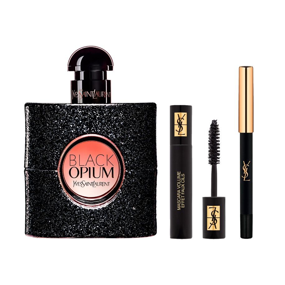 BLACK OPIUM EAU DE PARFUM 50ML + AUGEN MAKE-UP GESCHENKSET
